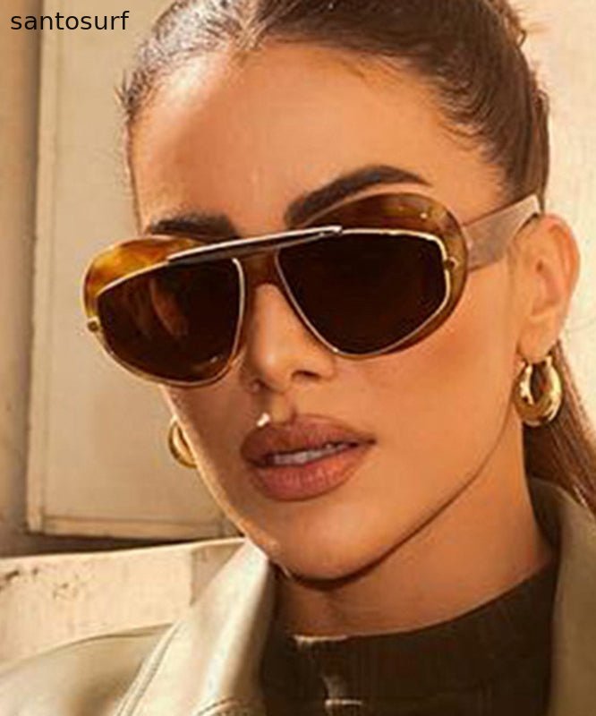 European And American Leopard Punk Style Sunglasses