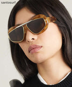 European And American Leopard Punk Style Sunglasses