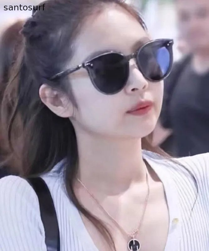 Boho Black Resin Ultraviolet-Proof Sunglasses