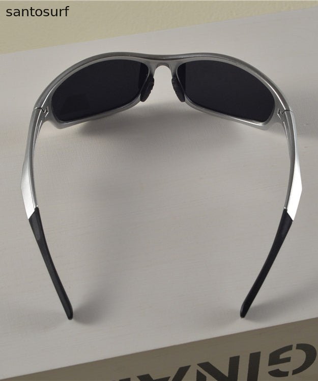 Hip Hop Style Silver Polarized Sunglasses