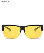 Handmade Blue Resin Holiday UV Protection Sunglasses
