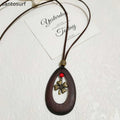 Vintage Clover Charm Necklace