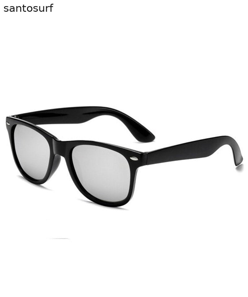 Simple Grey Resin UV Protection Sunglasses