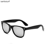 Simple Grey Resin UV Protection Sunglasses