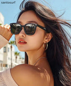 Stylish Grey Resin UV Protection Sunglasses