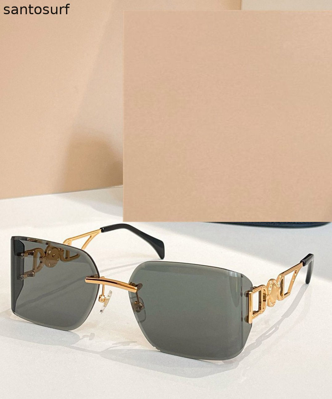 Fashion Colour 1 Metal Alloy Square Sunglasses
