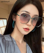 New Grey UV Resistant Resin Sunglasses