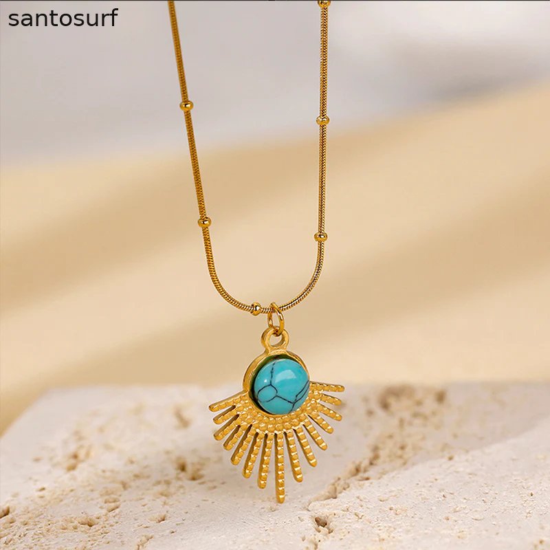 Geometric Embellished Fashion Necklace