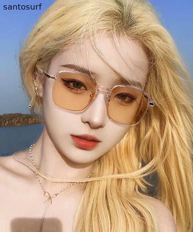 Fashion Tea Color 2025 New Summer Sunscreen Sunglasses