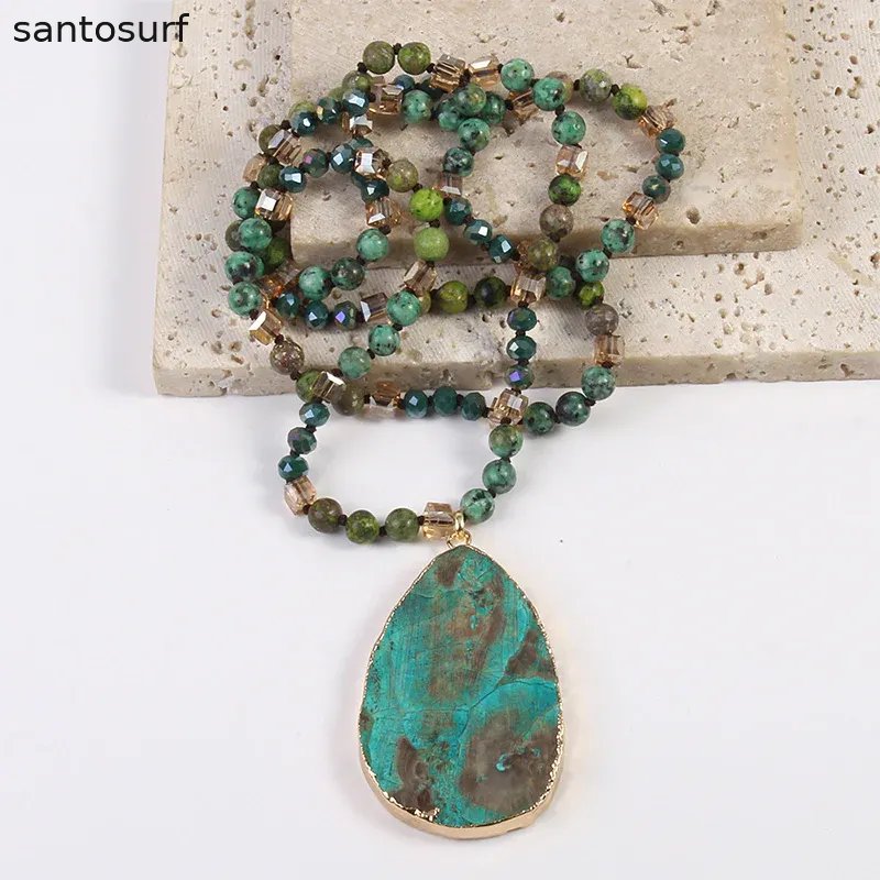 Glass Faceted Necklace