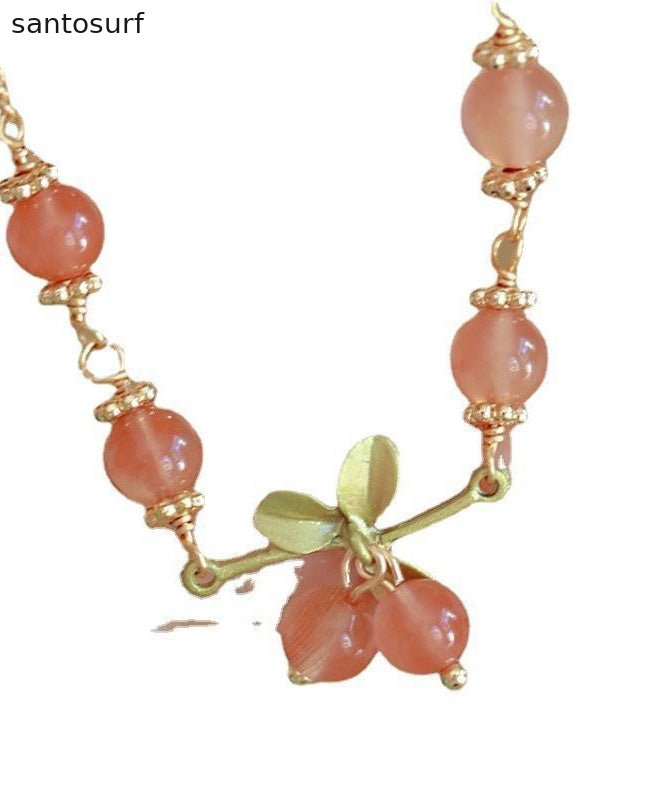 New Early Spring Sweet Cherry Brlet for Women Charm Bracelet Design