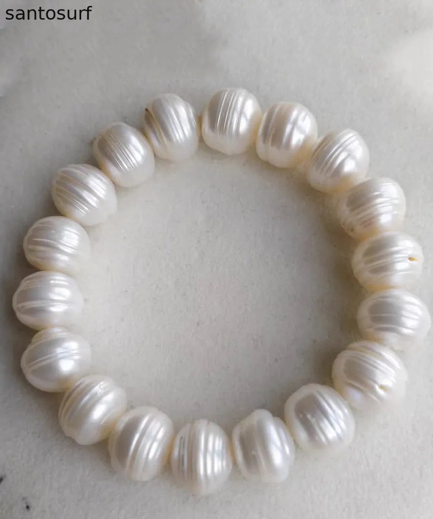 Original Design White Alloy Pearl Bracelet