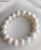 Original Design White Alloy Pearl Bracelet