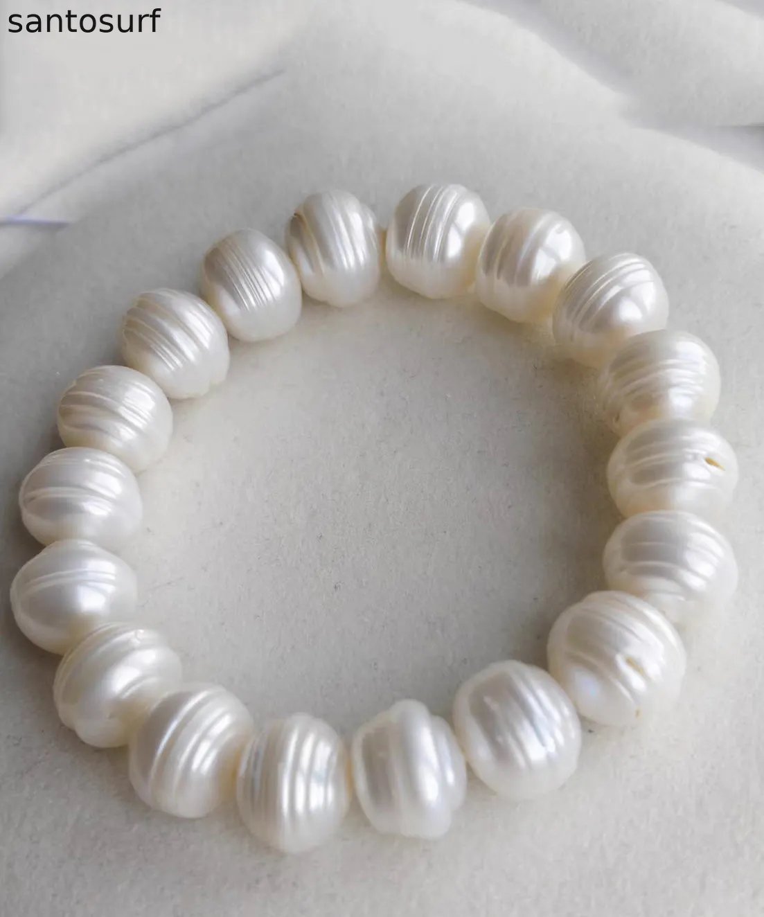 Original Design White Alloy Pearl Bracelet