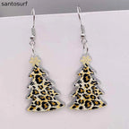 Christmas Tree Acrylic Earrings