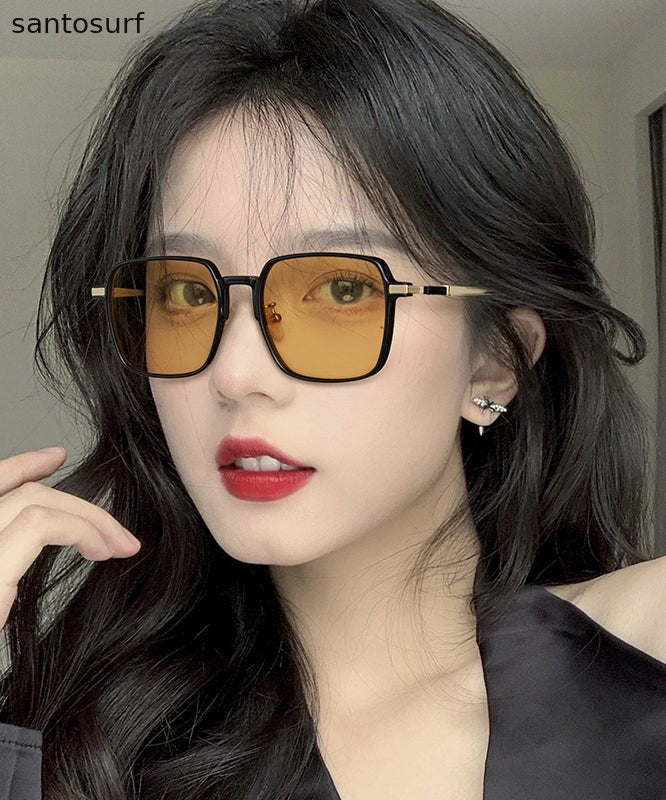 Fashion Tea Color 2025 New Summer Sunscreen Sunglasses