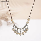 Ethnic Style Ceramic Necklace