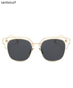Beautiful Pink Vacation Beach Metal Sunglasses