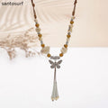 Ethnic Style Ceramic Necklace