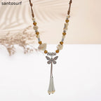 Ethnic Style Ceramic Necklace