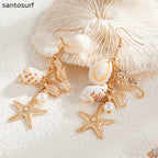 Ocean Starfish Drop Earrings