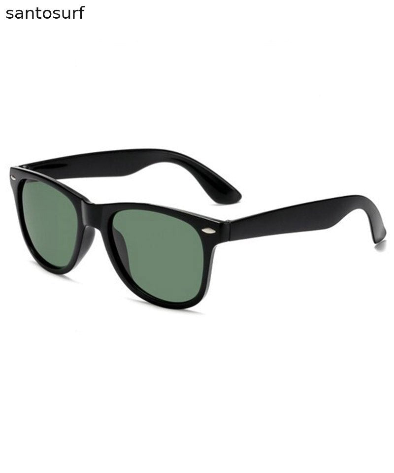 Simple Grey Resin UV Protection Sunglasses