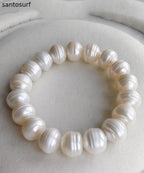 Original Design White Alloy Pearl Bracelet