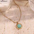 Vintage Handmade Textured Versatile Necklace