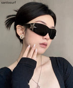 One Piece American Retro Large Frame Sunglasses