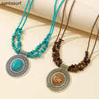 Southwestern Gem Pendant Necklace