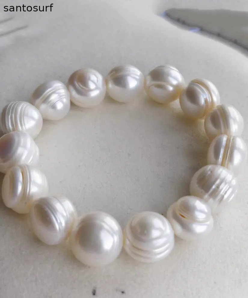 Original Design White Alloy Pearl Bracelet