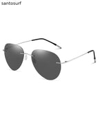 Chic Men Black Metal UV Protection Toad Mirror Sunglasses