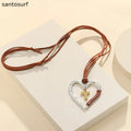 Vintage Love Leather Necklace