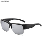 Handmade Blue Resin Holiday UV Protection Sunglasses