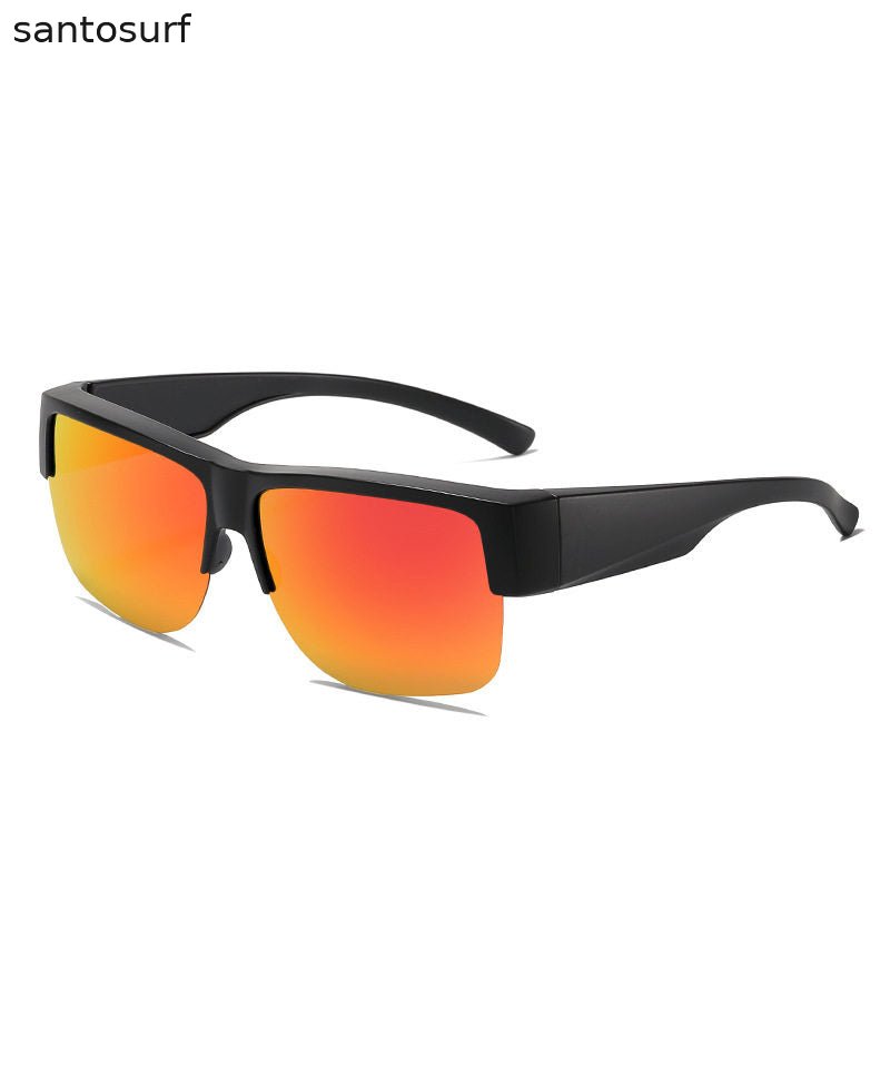 Handmade Blue Resin Holiday UV Protection Sunglasses
