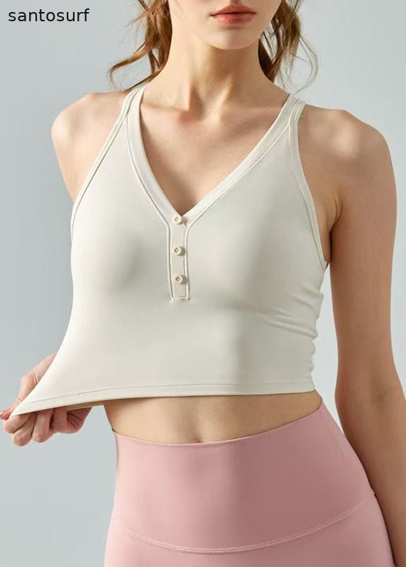 Hot Pink V Neck Patchwork Yoga Wrap Top