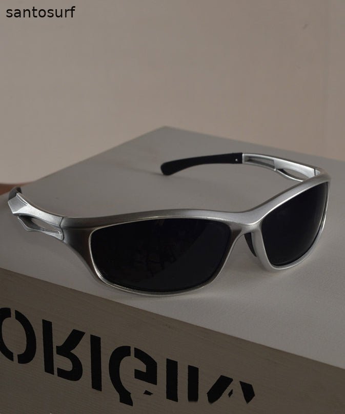 Hip Hop Style Silver Polarized Sunglasses