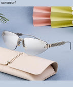 American Style Diamond Studded Frameless Sunglasses