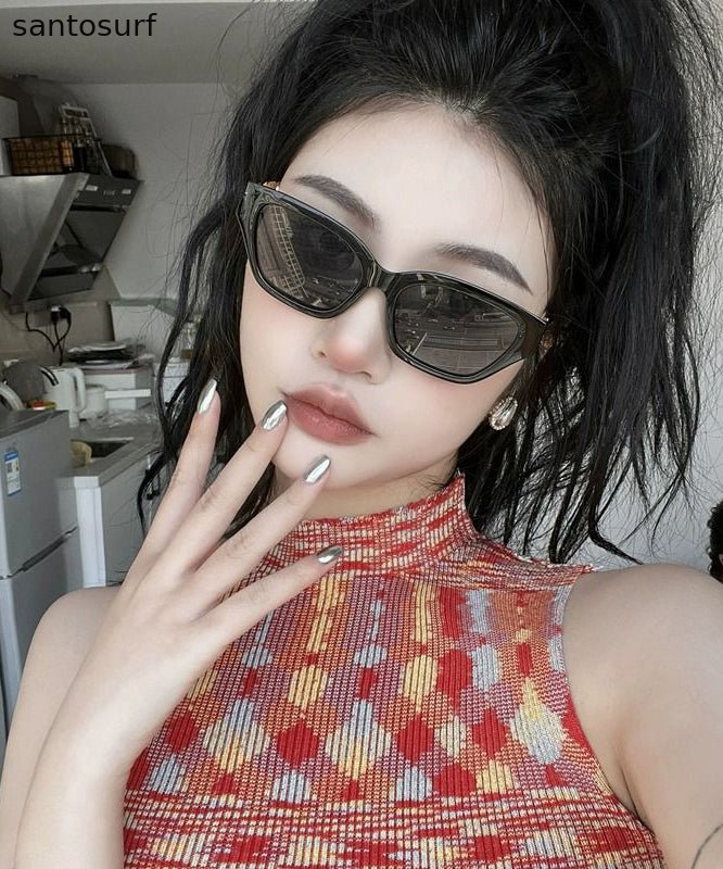 Fashionable Cat Eye Chain Leg Sunglasses 2025 New Model