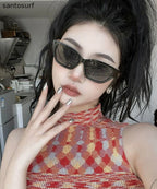 Fashionable Cat Eye Chain Leg Sunglasses 2025 New Model
