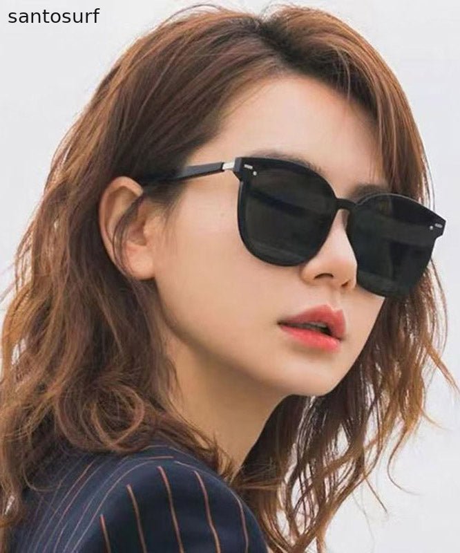 Boho Black Resin Ultraviolet-Proof Sunglasses