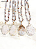 Irregular Natural Stone Necklace