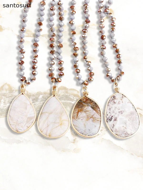 Irregular Natural Stone Necklace