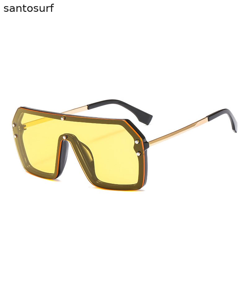 Fashion Grey Cozy Big Frame Sunglasses