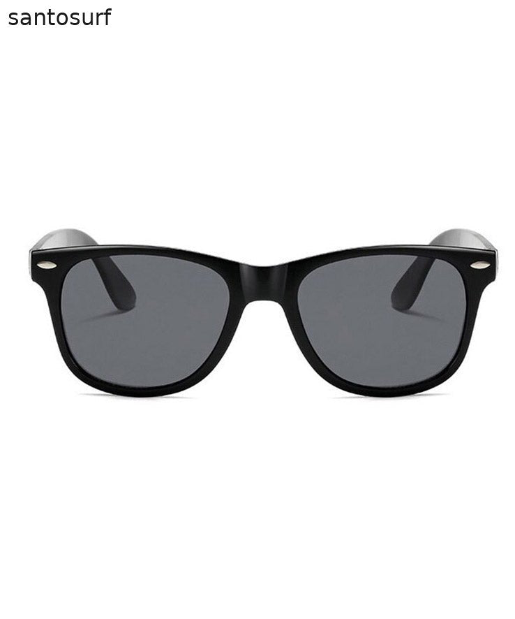 Simple Grey Resin UV Protection Sunglasses