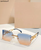 Fashion Colour 1 Metal Alloy Square Sunglasses