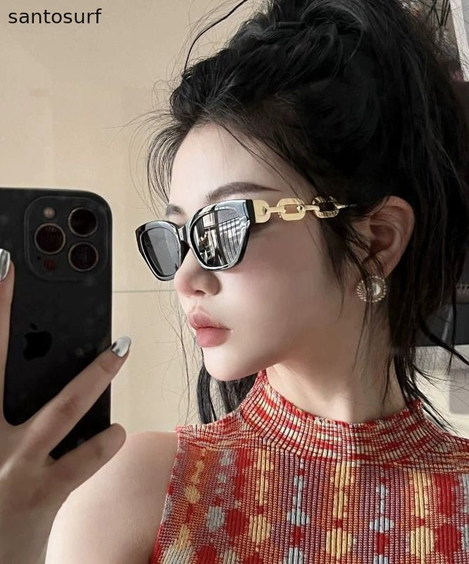 Fashionable Cat Eye Chain Leg Sunglasses 2025 New Model