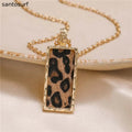 Alloy Leopard Print Necklace