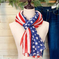 Comfy Vintage STARS & STRIPES Infinity Scarf
