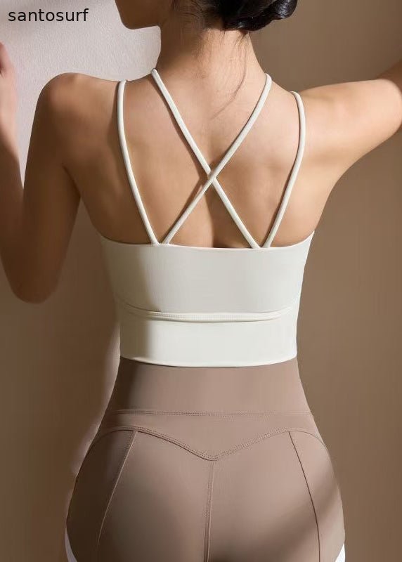 Chic Black Hollow Out Gymshark Sports Bra